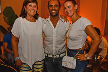 José Pereira com Elma Aveiro e Dolores