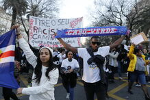 Marcha por jovem morto em Bragança fora de controlo em Lisboa