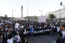 Marcha por jovem morto em Bragança fora de controlo em Lisboa