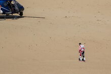 Joaquim Rodrigues, colega de equipa e cunhado de Paulo Gonçalves, momentos após a morte do piloto