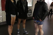 Cuecas de todas as cores e feitios no Dia Mundial sem Calças