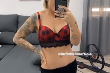 Fanny mostra silhueta