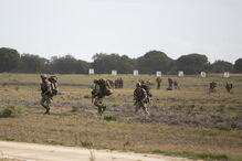 Fuzileiros portugueses e americanos treinam em Alcochete