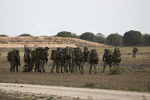 Fuzileiros portugueses e americanos treinam em Alcochete