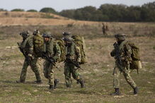 Fuzileiros portugueses e americanos treinam em Alcochete