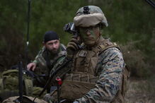 Fuzileiros portugueses e americanos treinam em Alcochete