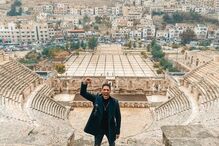 Ângelo Rodrigues viajou para a Jordânia