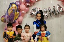 Georgina Rodríguez mostra-se uma mãe dedicada