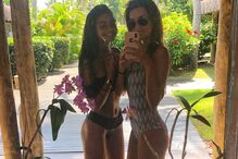 Maria Cerqueira Gomes e a filha Francisca