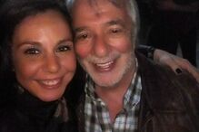 Sara Norte e o pai Vitor Norte