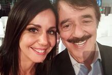 Sara Norte e o pai Vitor Norte