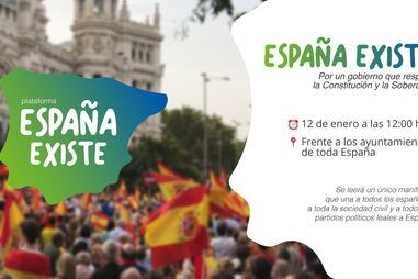 Partido de extrema-direita espanhol convoca manifestação e inclui Portugal no mapa de Espanha