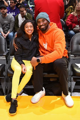 Kobe Bryant e a filha Gianna