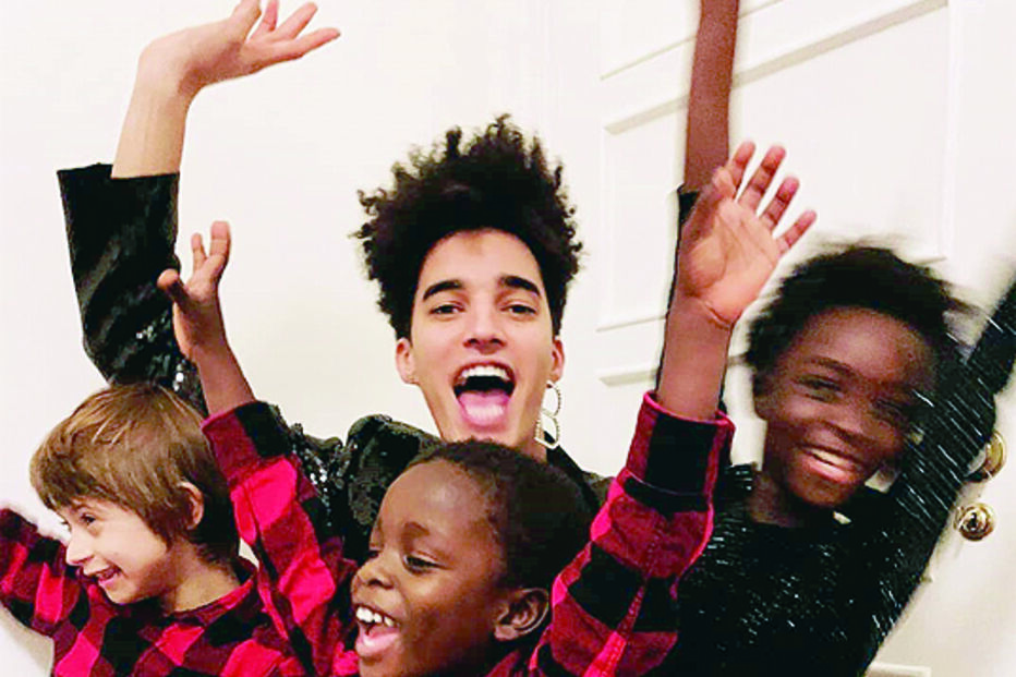  Luís Borges festejou com os três filhos, Bernardo, Lurdes e Eduardo