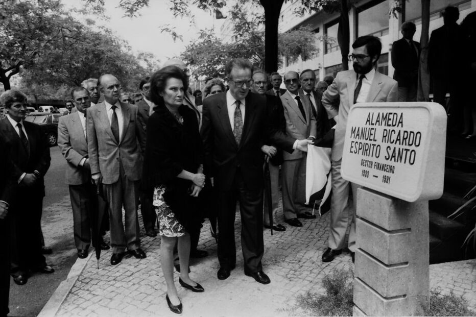 Maria do Carmo Espírito Santo Silva com Jorge Sampaio