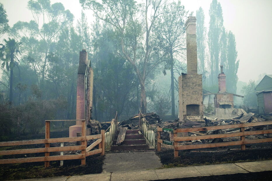 Inferno das chamas devora Austrália