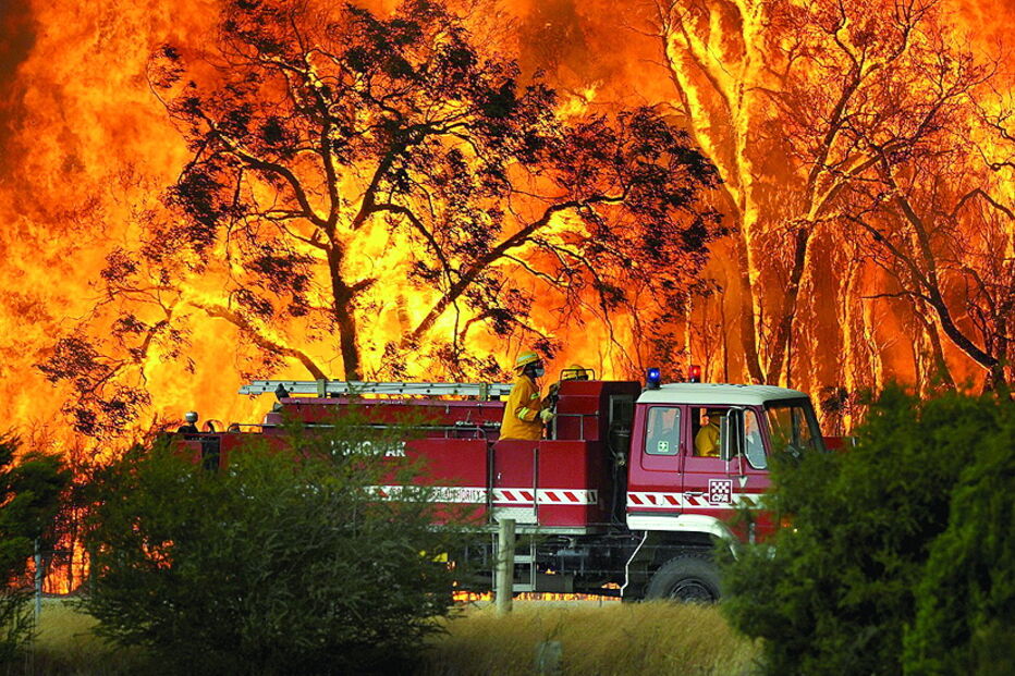 Inferno das chamas devora Austrália