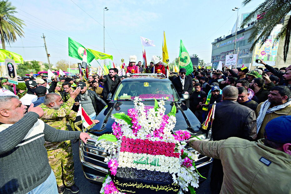 Funeral de Soleimani realizou-se ontem e contou com a presença de milhares de pessoas. Foram proferidas várias palavras de ordem contra os americanos  