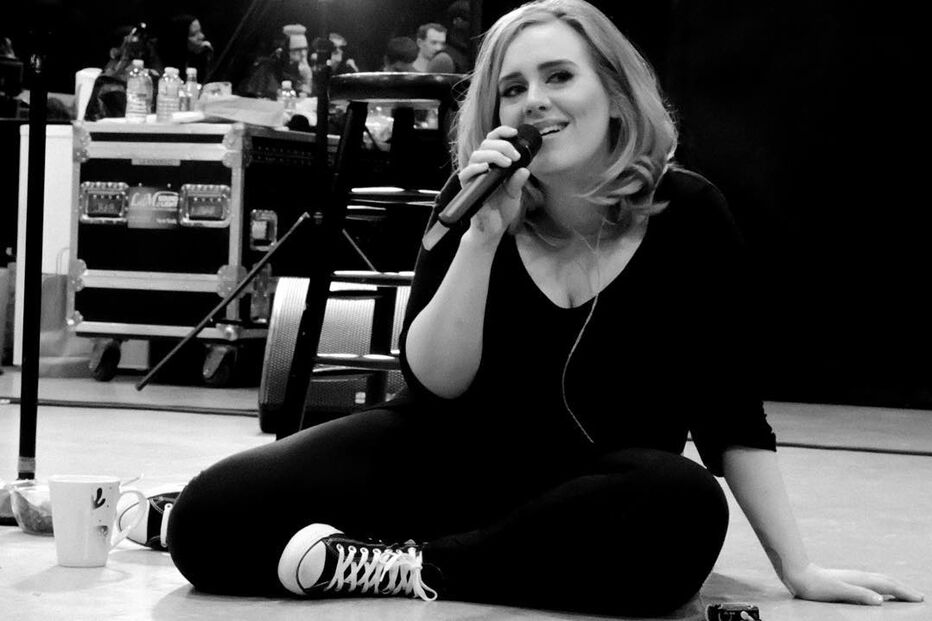 Adele antes de perder peso