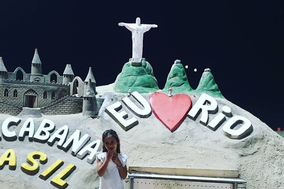 As férias de Sandra Felgueiras no Brasil