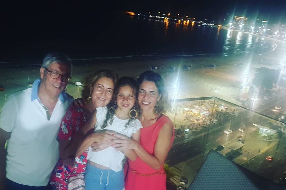 As férias de Sandra Felgueiras no Brasil