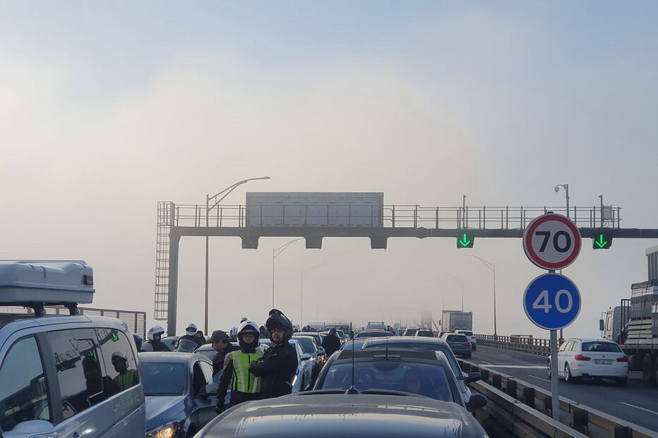 Acidentes condicionam trânsito na Ponte 25 de Abril no sentido Sul-Norte