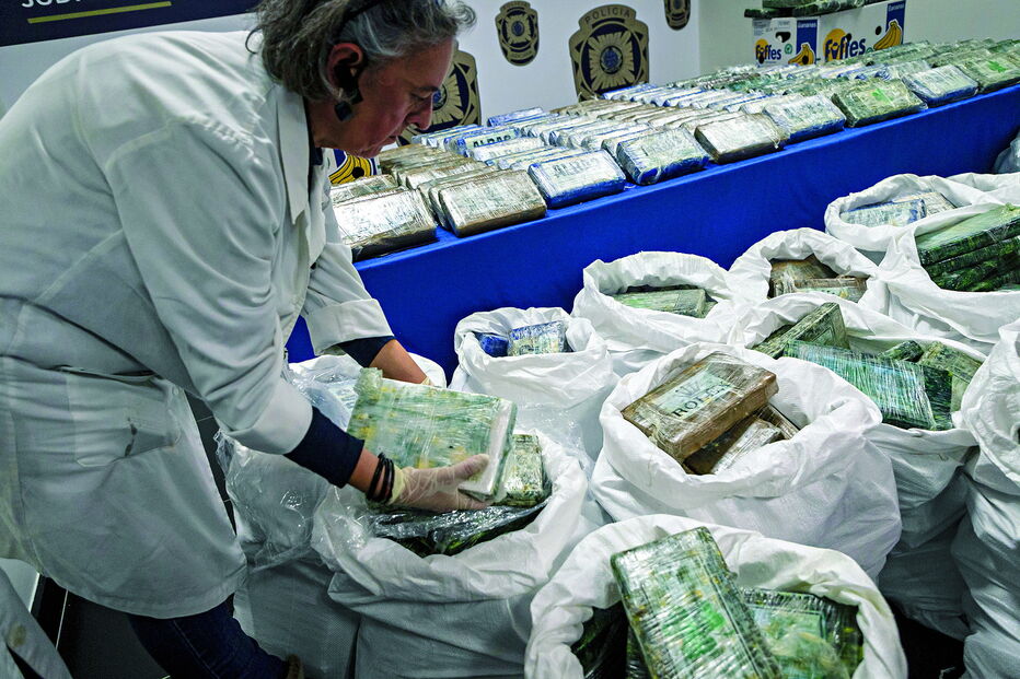 Primeira grande apreensão do ano permitiu tirar 825 kg de ‘coca’ do mercado 