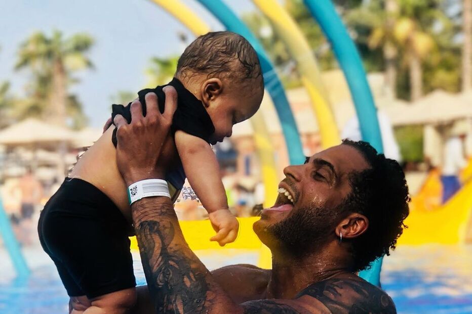 Guillaume Lalung e o filho em comum com Rita Pereira, Lonô