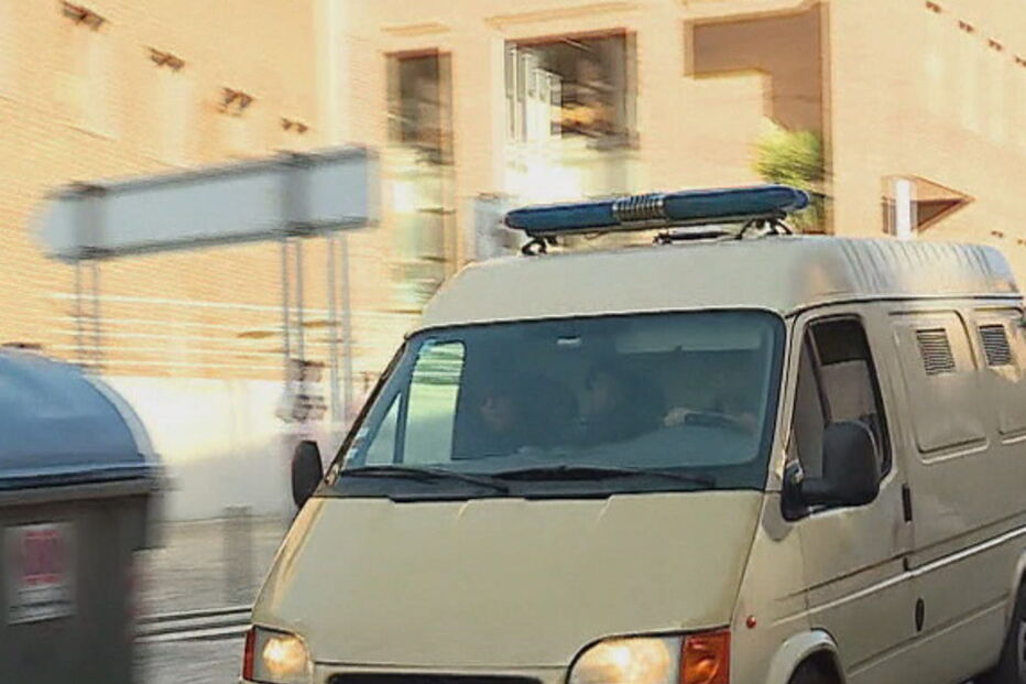 Chegada de Rosa Grilo a tribunal