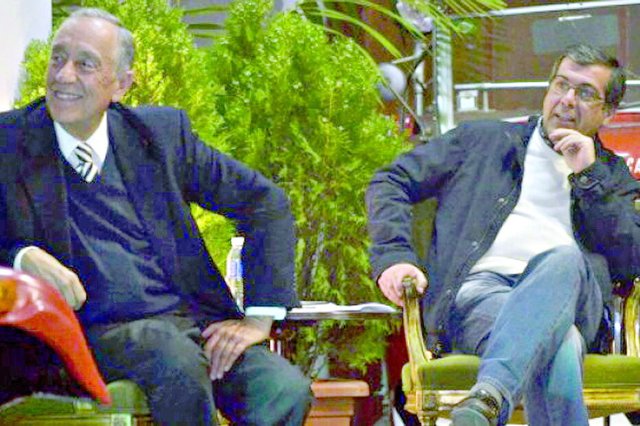 Marcelo Rebelo de Sousa na apresentação do livro de ‘Tó’