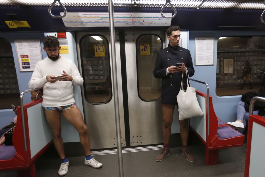 Cuecas de todas as cores e feitios no Dia Mundial sem Calças