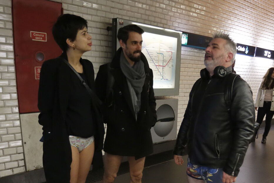 Cuecas de todas as cores e feitios no Dia Mundial sem Calças