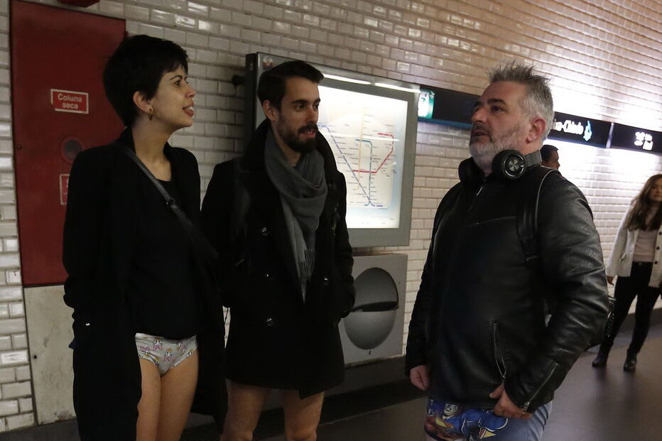 Cuecas de todas as cores e feitios no Dia Mundial sem Calças