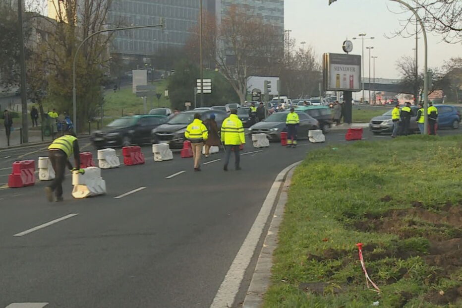 Obras na Praça de Espanha em Lisboa começam com condicionamentos ao trânsito 