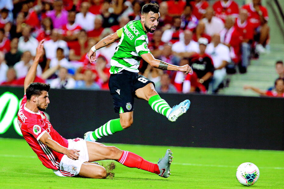 Bruno Fernandes é a grande incógnita para o jogo dos leões com o velho rival. A presença do capitão sportinguista está dependente do Manchester United 