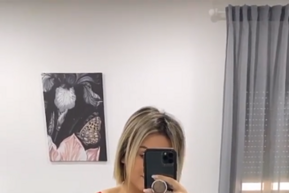 Fanny mostra silhueta