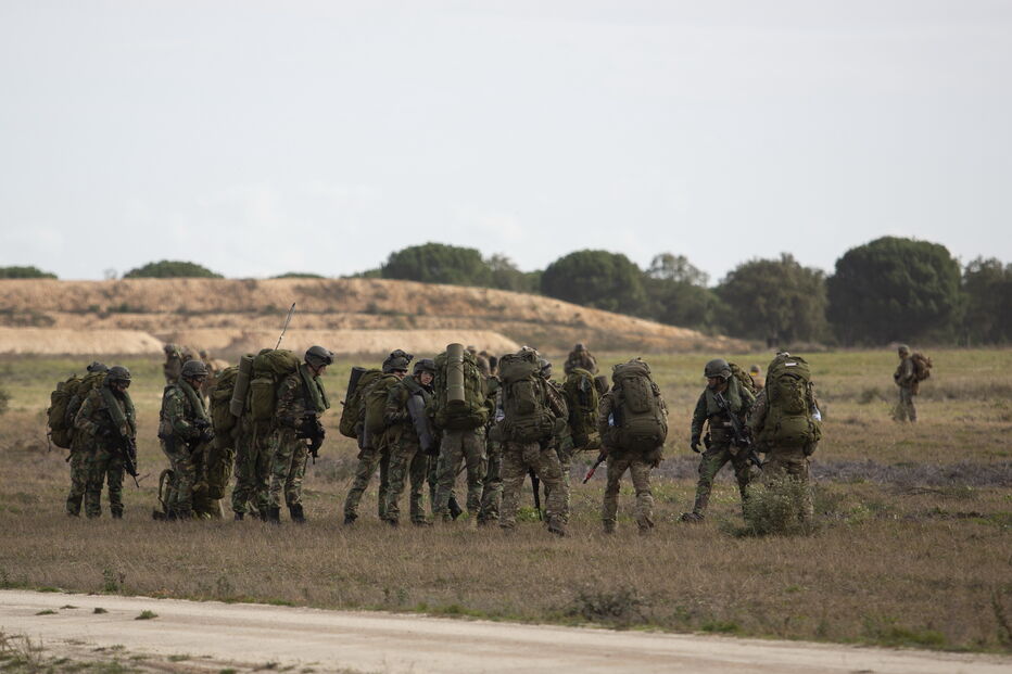 Fuzileiros portugueses e americanos treinam em Alcochete