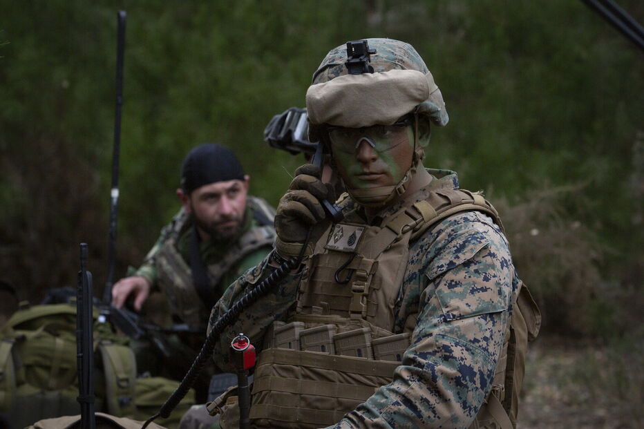 Fuzileiros portugueses e americanos treinam em Alcochete