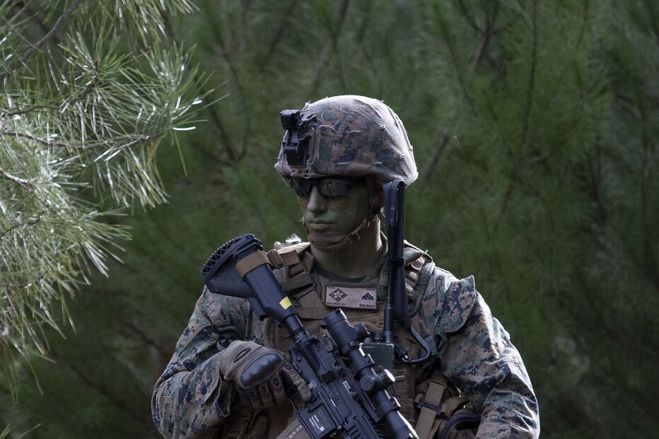 Fuzileiros portugueses e americanos treinam em Alcochete