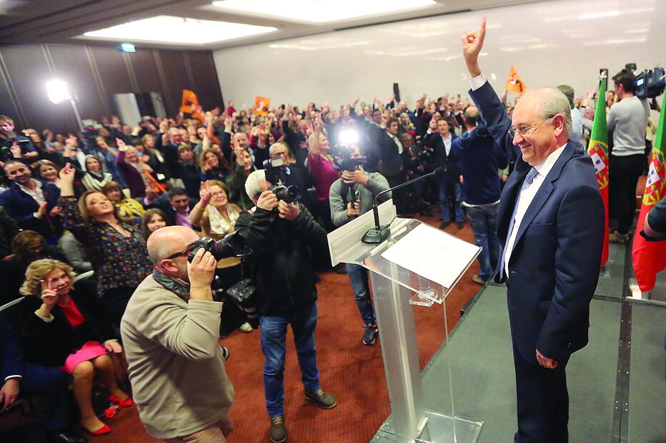 Rui Rio contou com sala cheia, no Porto, no discurso da vitória. Mas o líder do PSD continua a ter o partido dividido   
