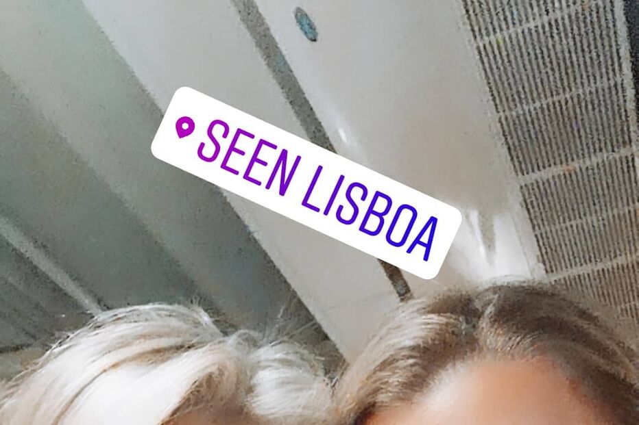 Kelly Bailey com a mãe de Lourenço Ortigão, Carolina