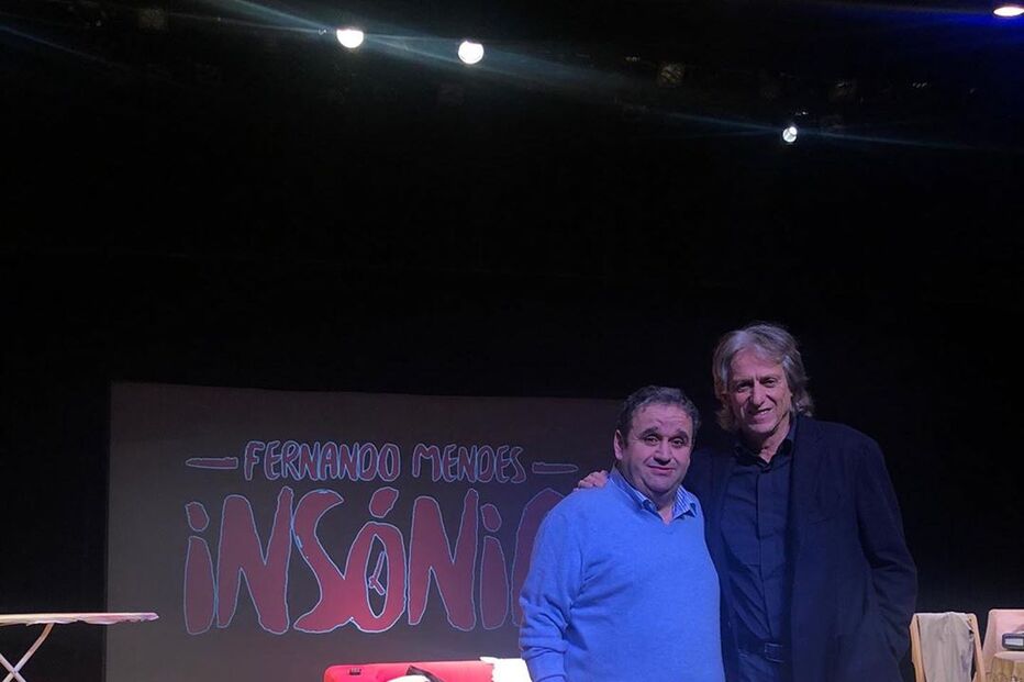 Fernando Mendes e Jorge Jesus