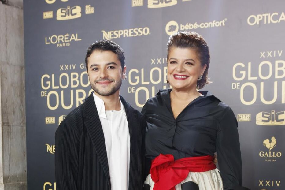 Júlia Pinheiro e o filho, Rui Maria Pêgo