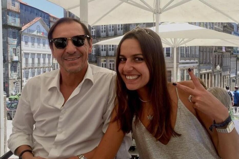 Fernando Gomes com a filha, Filipa