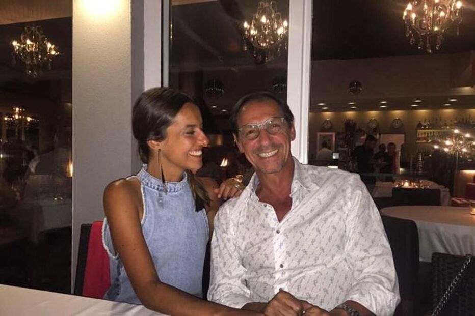 Fernando Gomes com a filha, Filipa