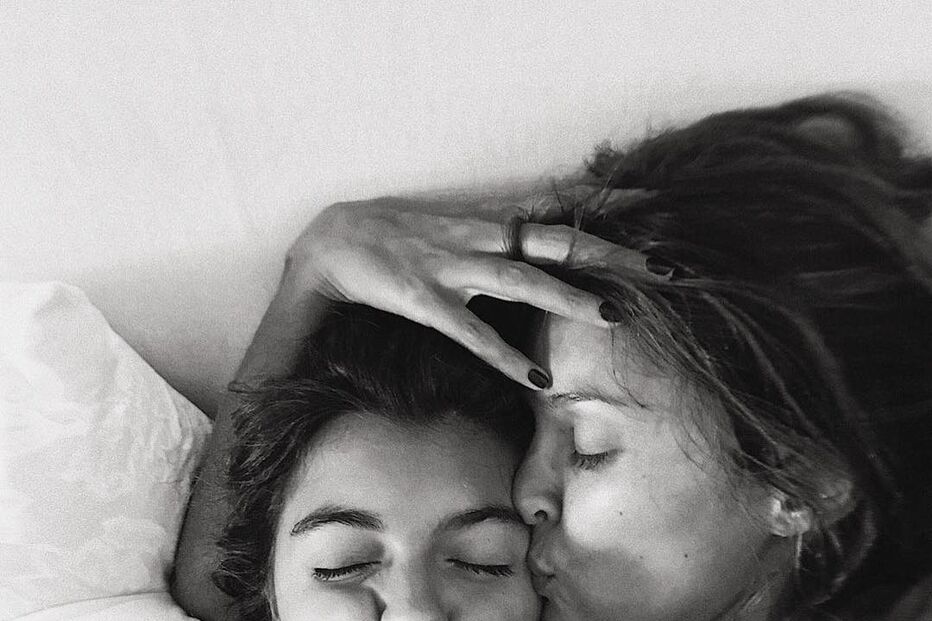 Maria Cerqueira Gomes e a filha Francisca