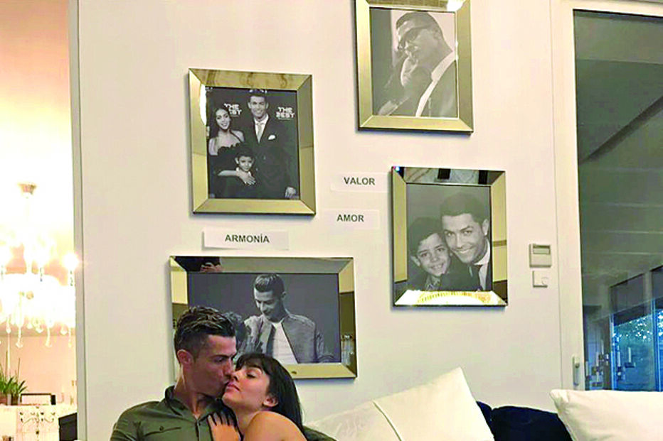 Ronaldo com Georgina