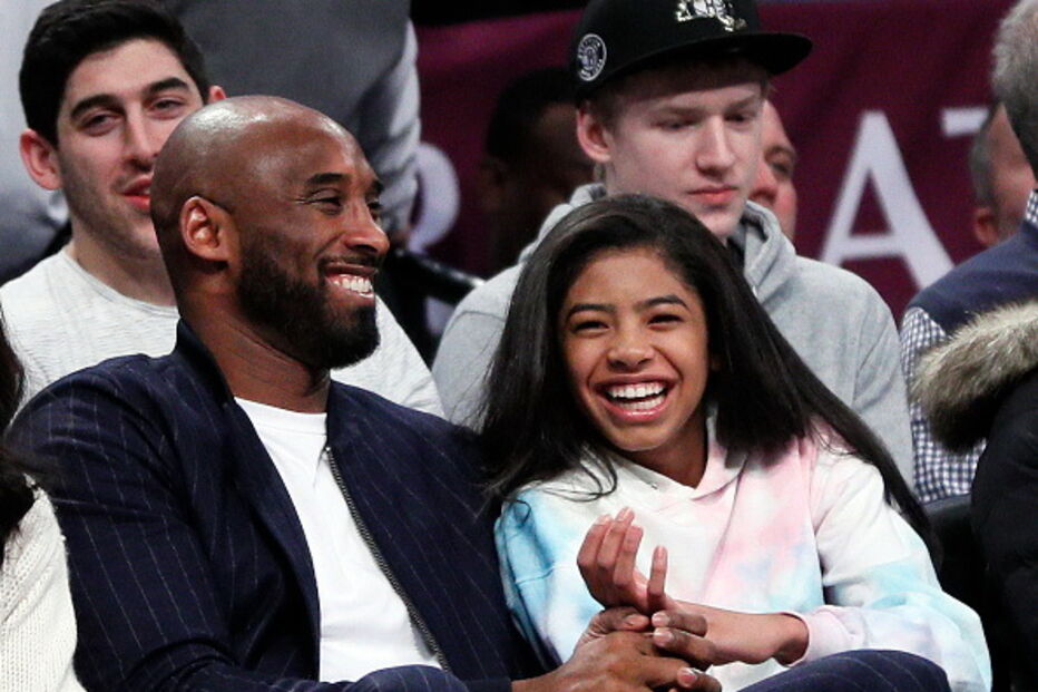 Kobe Bryant e a filha de 13 anos Gigi