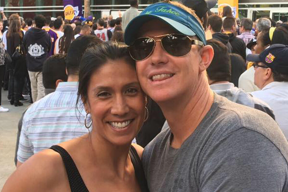 Christina Mauser e o marido