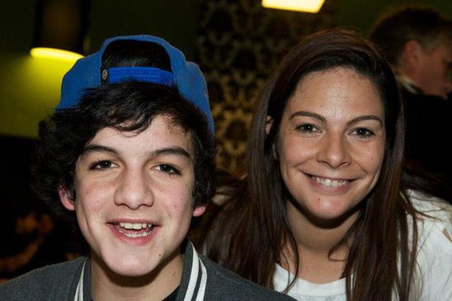 Diogo Carmona e a mãe